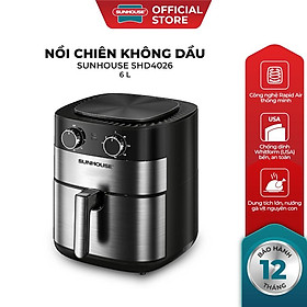 Nồi Chiên Không Dầu SUNHOUSE SHD4026 6L - Hàng chính hãng