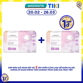 Bông Tẩy Trang Watsons Side Sealed Facial Puffs 100s