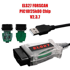 Thiết bị chẩn đoán lỗi ô tô Mazda ELS27 Forscan V2.3.7 Green PCB PIC18f25k80 Chip ELM327&J25H-T3S34
