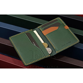 Ví Đựng Thẻ Nam Nữ Da Epsom Handmade Lealux Mini Epsom Wallet 1