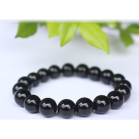 Vòng Tay Phong Thủy Obsidian 10 ly cho Nữ mệnh Mộc, mệnh Thủy