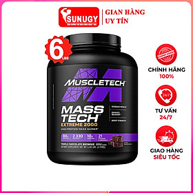 Sữa tăng cân tăng cơ Mass Tech Extreme 2000 – Hỗ trợ Tăng Cân Nhanh + Tăng Sức Mạnh từ nguồn dinh dưỡng đầy đủ như 1 bữa ăn - Hàng nhập khẩu chính hãng Muscletech