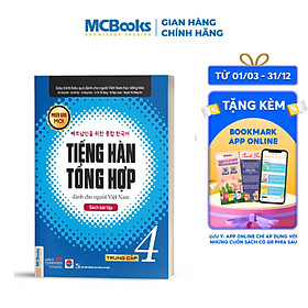 Sách Bài Tập Tiếng Hàn Tổng Hợp Trung Cấp 4