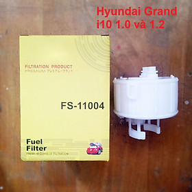 Lọc xăng cho xe Hyundai Grand i10 1.0 và 1.2 2017, 2018, 2019, 2020, 2021 mã phụ tùng 31112-1R000 mã FS11004