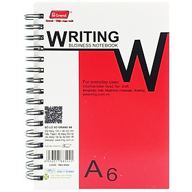 Sổ Lò Xo Grand A6 TMG-8544 - Màu Đỏ