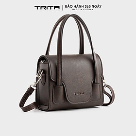 Túi Trita ( Thời trang nữ kiểu dáng quai kép size 18 - Túi đeo chéo da RHN227 )