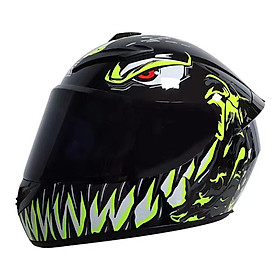 Motorcycle Street Bike Helmet Full Face Safety Helmet Comfortable & Breathable for Men & Women All Seasons