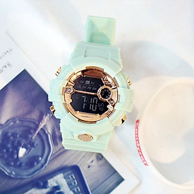 Đồng hồ điện tử thời trang nam nữ full chức năng xanh matcha T345