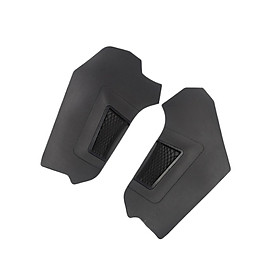 2Pcs Central Control Side  Kick Pad Accessories for Tesla Stable