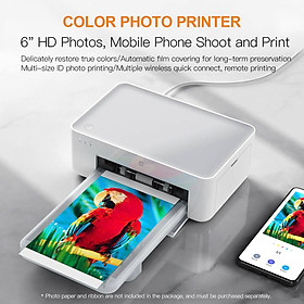 Máy in ảnh lấy ngay Xiaomi Mijia HD dùng cho gia đình in màu 4x6 Inch 300dpi tích hợp kết nối wifi