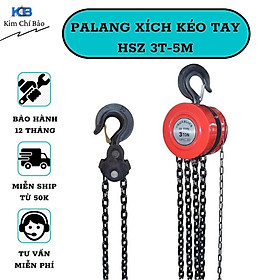 Mua Pa Lăng Xích Nâng Hạ Hàng Hóa Kéo Tay HSZ 3 Tấn 5 Mét