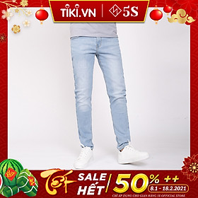Quần Jean Nam 5S (QB5S004XAH) Màu Xanh 4, Dáng Ôm Trẻ Trung, Nam Tính