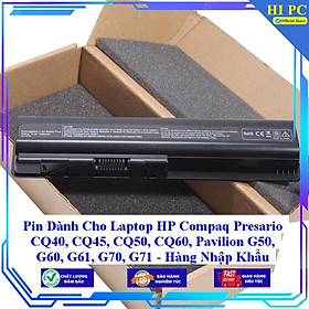 Pin cho laptop hp compaq presario cq40 cq45 cq50 cq60 pavilion g50, g60 g61 g70 g71 - hàng nhập khẩu