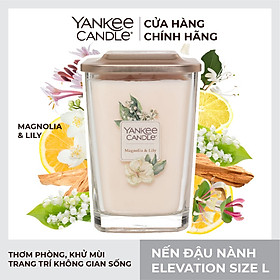 Nến ly vuông Elevation Magnolia & Lily - Size L