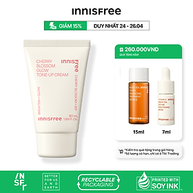 Gel dưỡng ẩm sáng da từ hoa anh đào đảo Jeju innisfree Cherry Blossom Jelly Cream 50ml