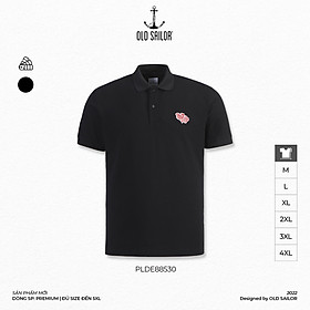 Áo polo thêu họa tiết Old Sailor - OSL BE MINE VALENTINE POLO - BLACK - PLDE88530 - đen - Big size upto 4XL