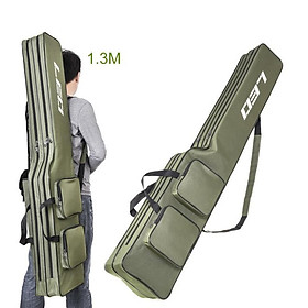 SALE KỊCH SÀN Túi đựng dụng cụ câu cá 2 lớp LEO 28064 (1,3m)-HÀNG CHÍNH HÃNG .