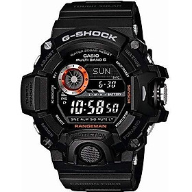Casio Men's GW-9400BJ-1JF G-Shock Master of G Rangeman Digital Solar Black Carbon Fiber Insert Watch