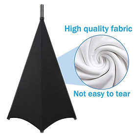 Universal Speaker Stand Cover DJ Speaker Covers Tripod Stretch Covers for Weddings Events