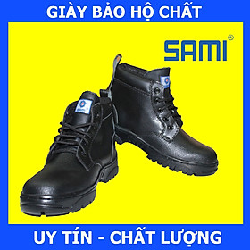 [Hàng Chính Hãng] Giày Bảo Hộ Sami 15CC Chống Thấm Nước, Chống Dập Ngón, Đế Thép Chống Đinh