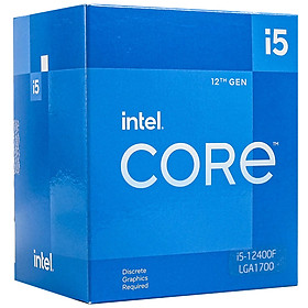 Mua CPU Intel Core i5-12400F (Upto 4.4Ghz  6 nhân 12 luồng  18MB Cache  65W) - Socket Intel LGA 1700) - Hàng Chính Hãng