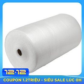 Cuộn xốp hơi bọc hàng, bóng khí chống sốc giảm chấn đóng gói hàng hóa - kích thước 1m56x5m