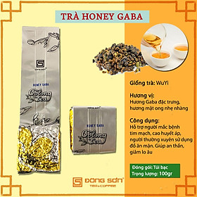 Trà Gaba [ Honey Gaba ], trà sức khỏe, ổn định huyết áp - đường huyết - Gói 100g - Đông Sơn