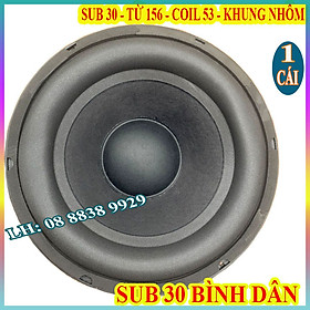 Mua CỦ LOA SUB 30 CAO CẤP TỪ 156 COIL 53 BELL KHUNG NHÔM - GIÁ 1 LOA