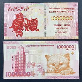 Mèo macao triệu patacas lì xì tết Quý Mão 2023 tặng kèm bao lì xì tết