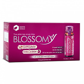 Thực Phẩm Bảo Vệ Sức Khỏe Giúp Da Sáng Đẹp Và Dạ Dày Khỏe Blossomy Hộp 10 chai x 50ml