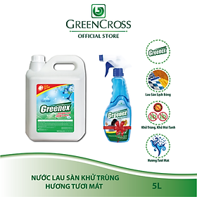 NƯỚC LAU SÀN KHỬ TRÙNG GREENEX HƯƠNG TƯƠI MÁT