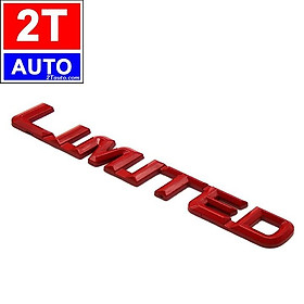 Sticker kim loại dán xe logo kim loại 3D LIMITED đẳng cấp và sang trọng cho xe hơi ô tô