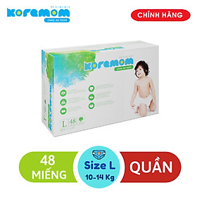 Tã Bỉm Quần Koremom L48 (48 Miếng) - Bao Bì Mới