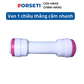 Van một chiều cắm nhanh, van một chiều vuông ren cho máy lọc nước RO Karofi, Kangaroo, Sunhouse,... - Hàng nhập khẩu