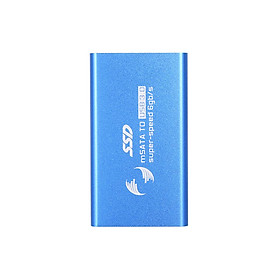 Bộ chuyển đổi Case mSATA sang USB3.0 -Màu xanh dương
