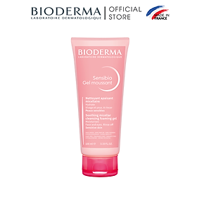 Gel rửa mặt tạo bọt cho da nhạy cảm Bioderma Sensibio Gel Moussant - 100ml