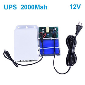 Mua Bộ Đổi Nguồn Lưu Điện UPS Cho Camera Đồ Điện Tử 12V 2000Mah UPS02