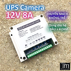 Bộ ĐK Lưu Điện UPS Camera 12V8A