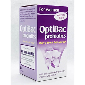 Hình ảnh Optibac Probiotics for women 90 viên - men vi sinh chính hãng Anh khắc phục hiệu quả viêm nhiễm, nấm ngứa phụ khoa (mẫu mới)