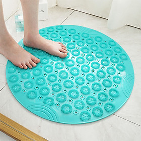 Thảm Cao Su Nhà Tắm Chống Trơn Trượt Hình Tròn Massage Chân