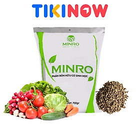 Phân Bón Hữu Cơ Greenhome, Minro, Bao 700g, Sinh Học Giúp Cây Khoẻ, Ổn Định, Sai Hoa, Đậu Trái Chuyên Hoa Hồng, Lan, Rau