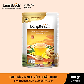 Bột gừng nguyên chất 100% - longbeach 100% ginger powder 100 g