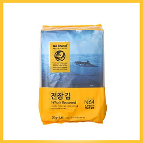 Lô 5 Rong Biển Nguyên Miếng No Brand 20G/gói Ngon Giòn Tan