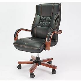 Mua Ghế giám đốc Tundo gỗ uốn chân xoay JN83