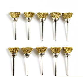 Mua Bộ 10 Chổi Đánh Gỉ Trục 3mm Sợi Đồng (Chổi Xòe)
