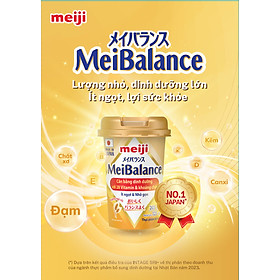 Lốc 6 hộp Thực phẩm dinh dưỡng Meiji Meibalance 125ml hộp