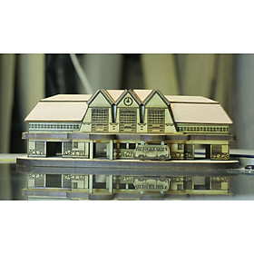MÔ HÌNH NHÀ GA CỔ ĐÀ LẠT (3D) 