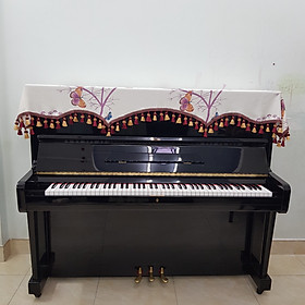 Mua Khăn phủ đàn Piano mẫu hoa hồ điệp