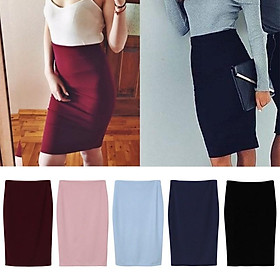 Chân váy bút chì chất Chiffon thiết kế ôm sát quyến rũ