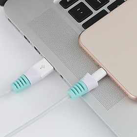 Mua Vỏ bọc bảo vệ chống đứt gãy cho cáp sạc cáp dữ liệu iPhone / Airpods / iPad - Hàng Chính Hãng